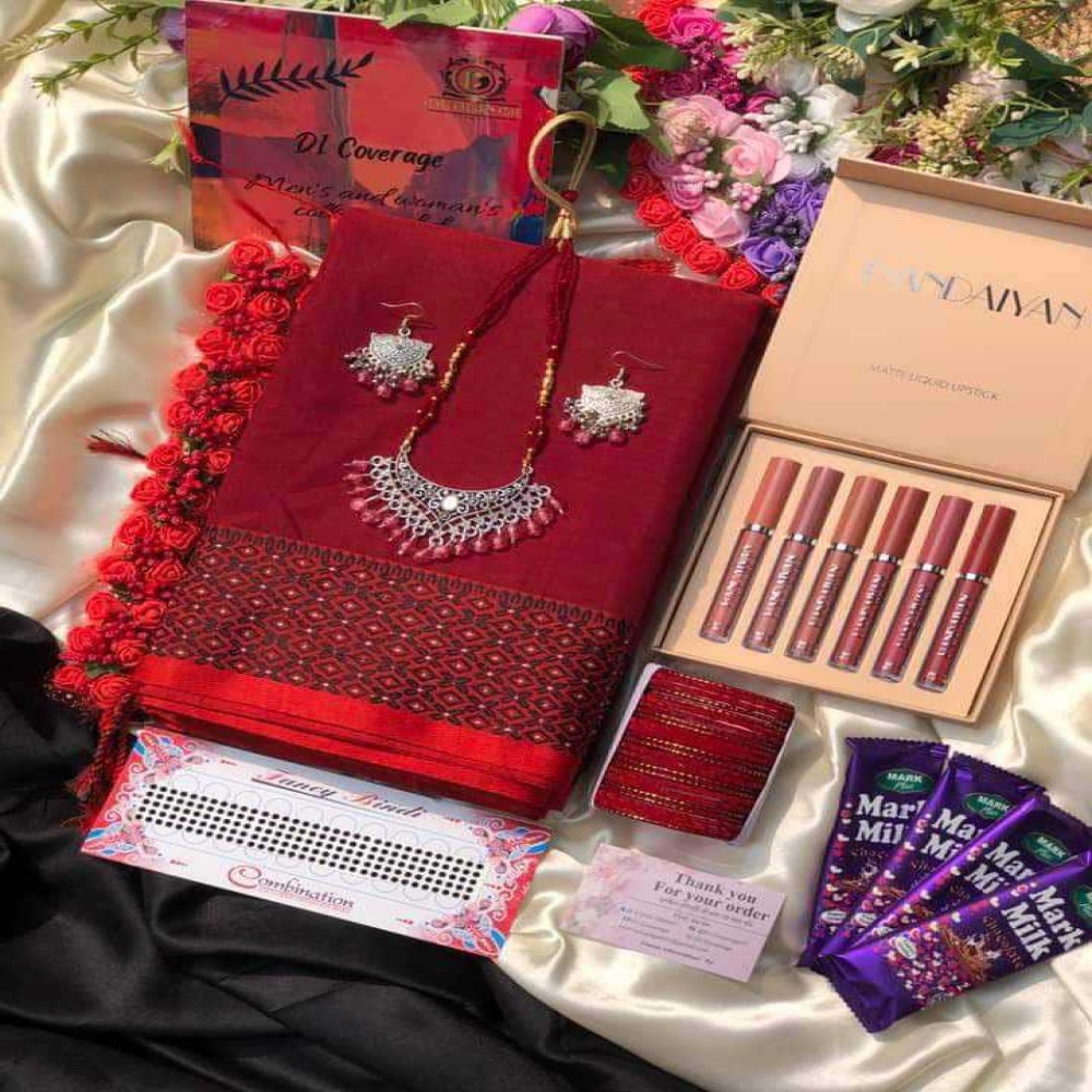 New eid collection 2024 shari combo set -2
